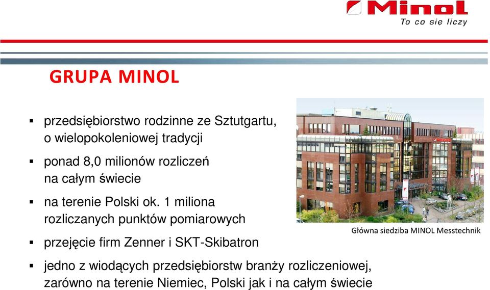 1 miliona rozliczanych punktów pomiarowych przejęcie firm Zenner i SKT-Skibatron jedno z