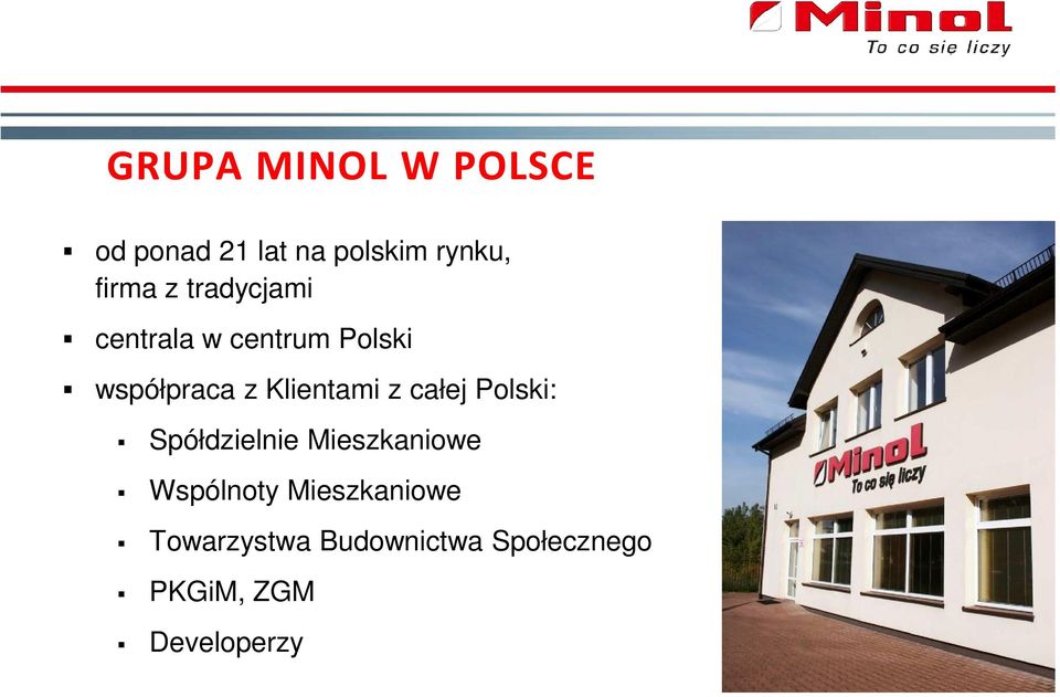 z całej Polski: Spółdzielnie Mieszkaniowe Wspólnoty
