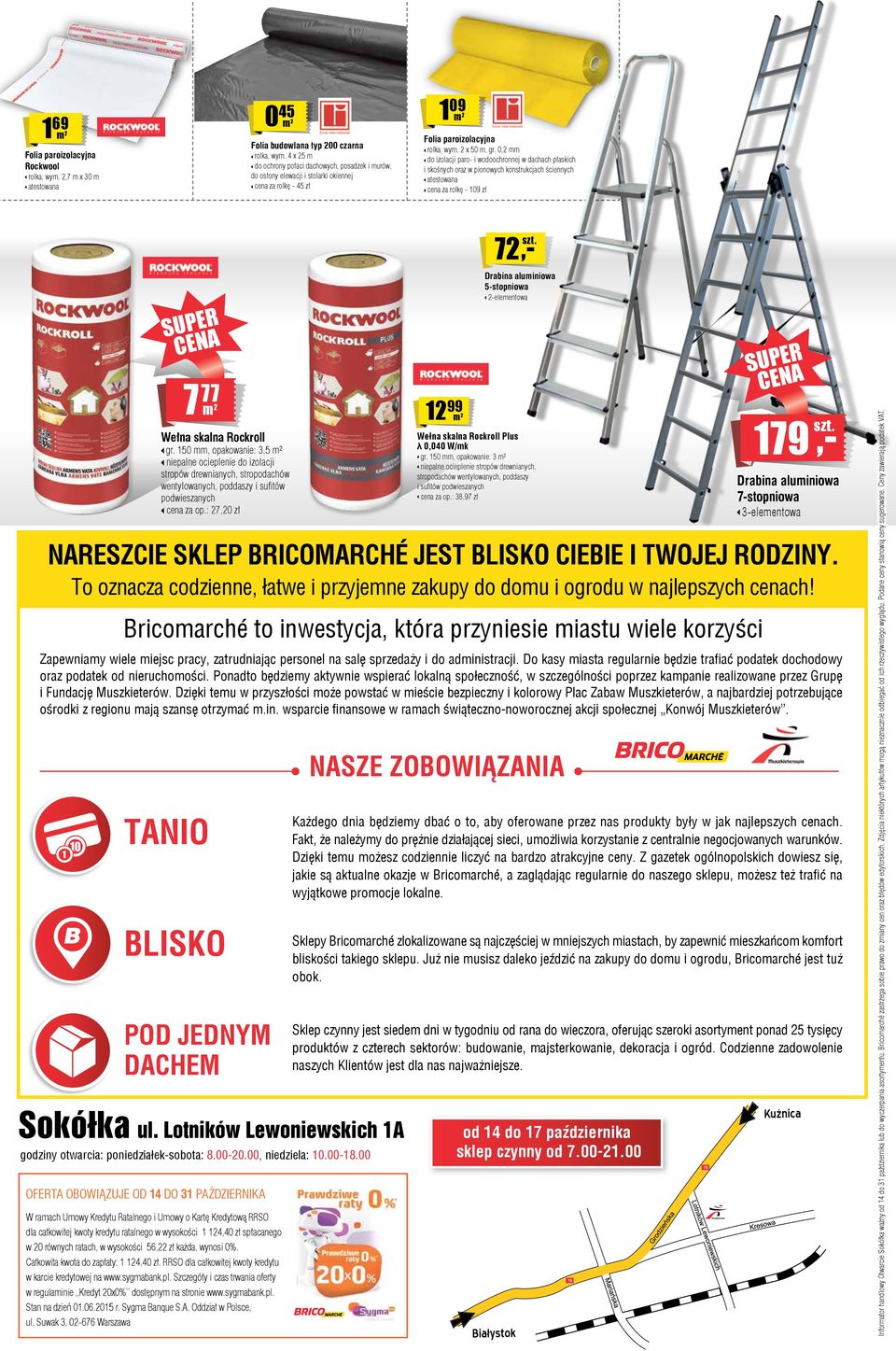 0, mm do izolacji paro- i woochronnej w dachach płaskich i skośnych oraz w pionowych konstrukcjach ściennych atestowana cena za rolkę - 109 zł 7 SUPER CENA 7 77 m Wełna skalna Rockroll gr.