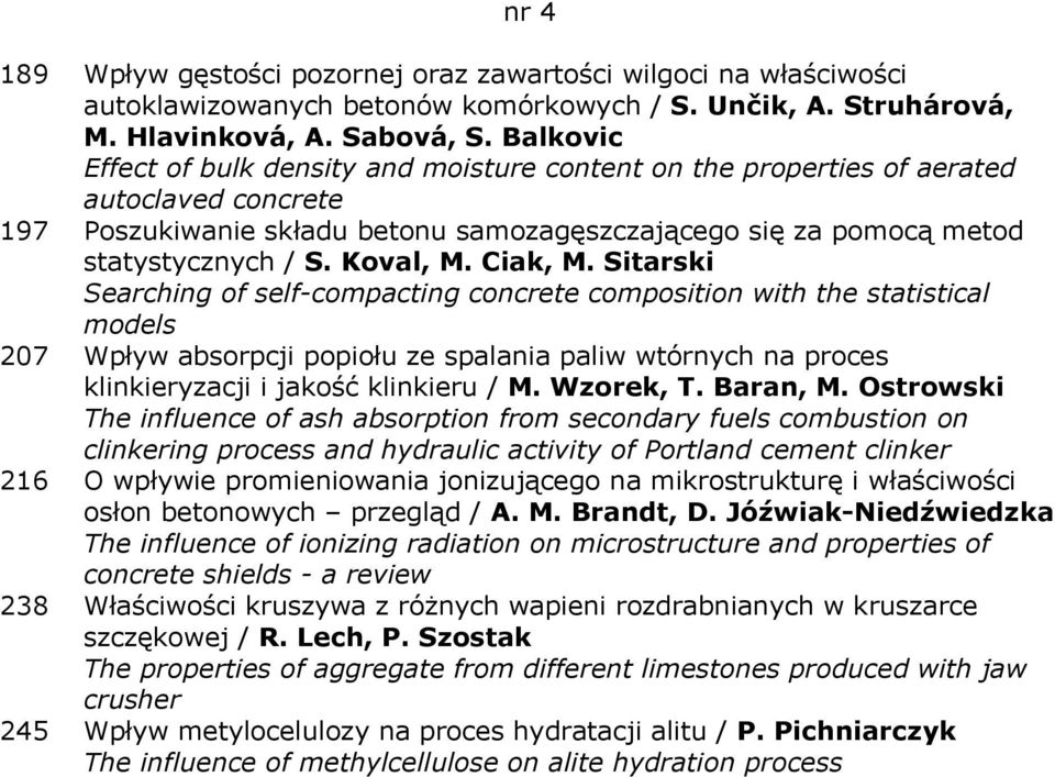 Koval, M. Ciak, M.