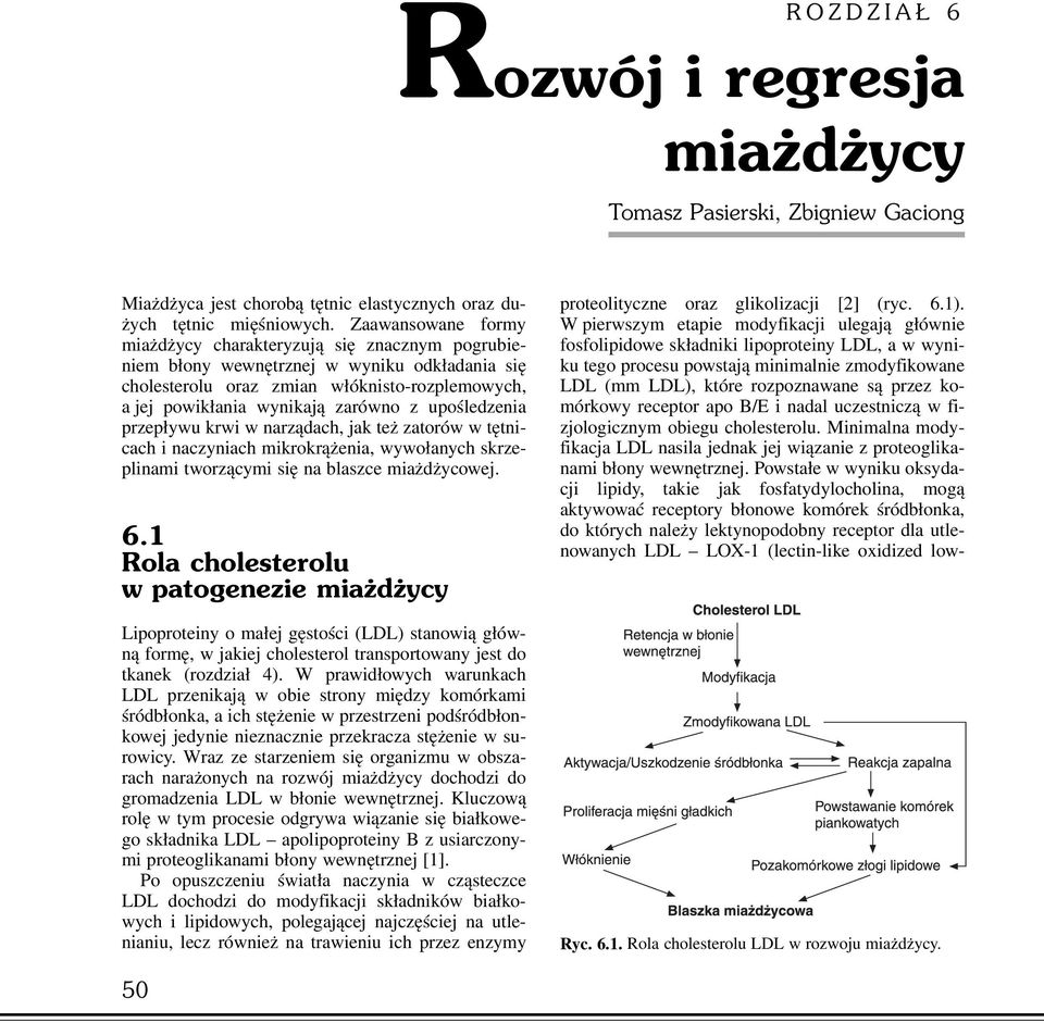 upośledzenia przepływu krwi w narządach, jak też zatorów w tętnicach i naczyniach mikrokrążenia, wywołanych skrzeplinami tworzącymi się na blaszce miażdżycowej. 6.