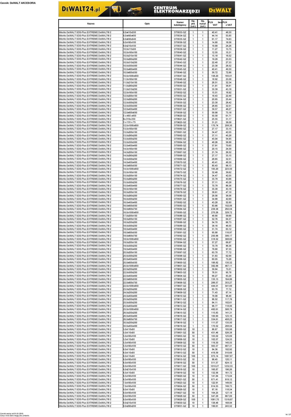 27,33 10,0x350x300 DT9544-QZ 1 1 23,38 28,52 10,0x460x400 DT9545-QZ 1 1 40,41 49,30 10,0x600x550 DT9546-QZ 1 1 59,72 72,86 10,0x1000x950 DT9547-QZ 1 1 158,20 193,01 11,0x160x100 DT9548-QZ 1 1 18,92