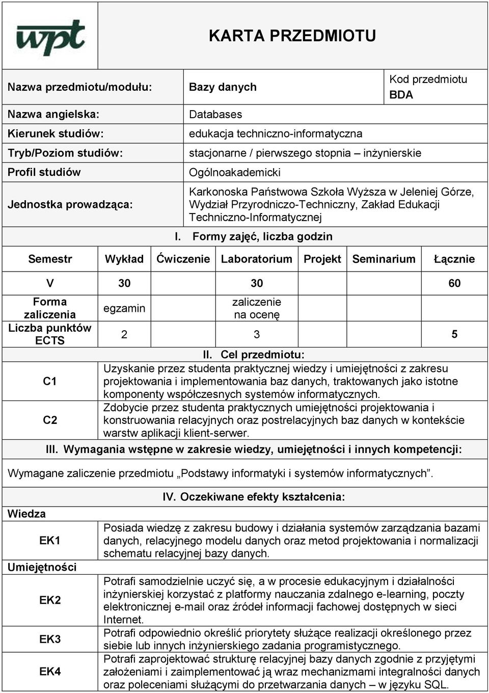 Techniczno-Informatycznej I.