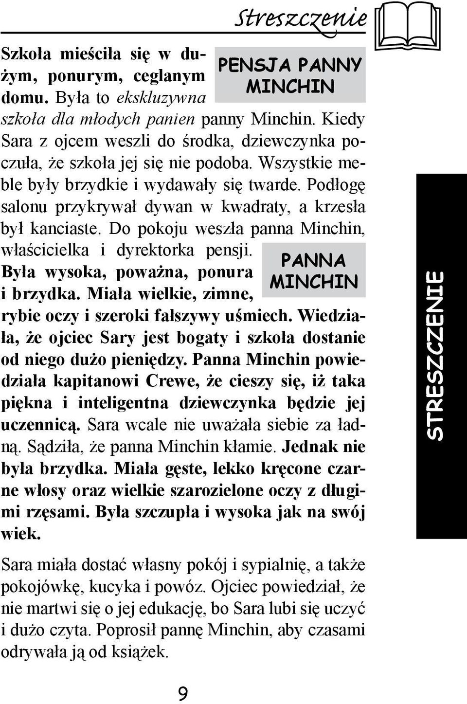 PLAN WYDARZEŃ. 24. Znalezienie przez Sarę monety. 25. Kupienie bułek i  podzielenie się nimi z żebraczką. - PDF Darmowe pobieranie