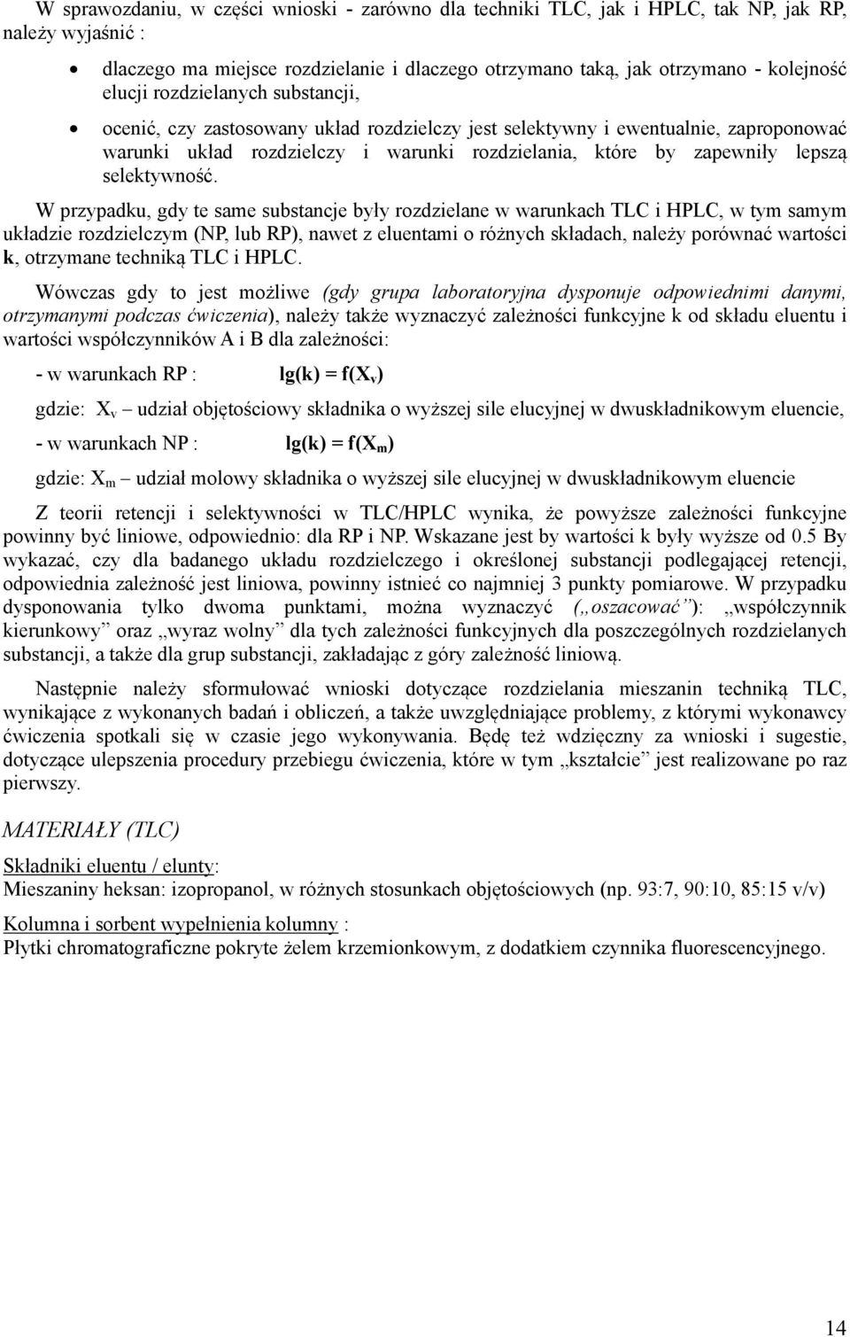selektywność.