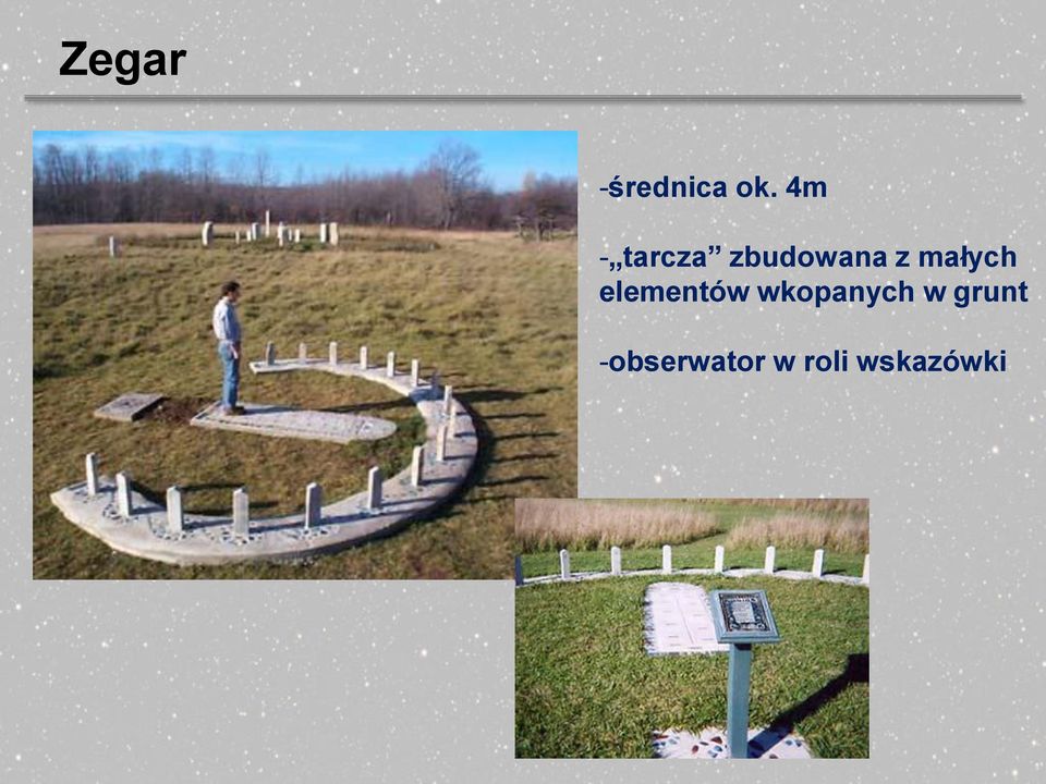 małych elementów wkopanych