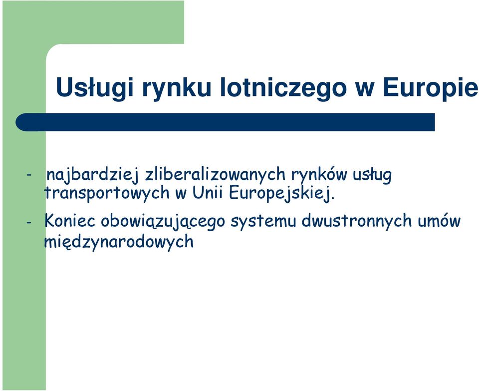 transportowych w Unii Europejskiej.
