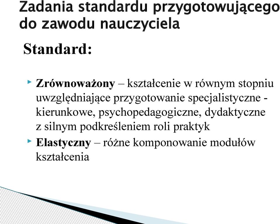 specjalistyczne - kierunkowe, psychopedagogiczne, dydaktyczne z silnym