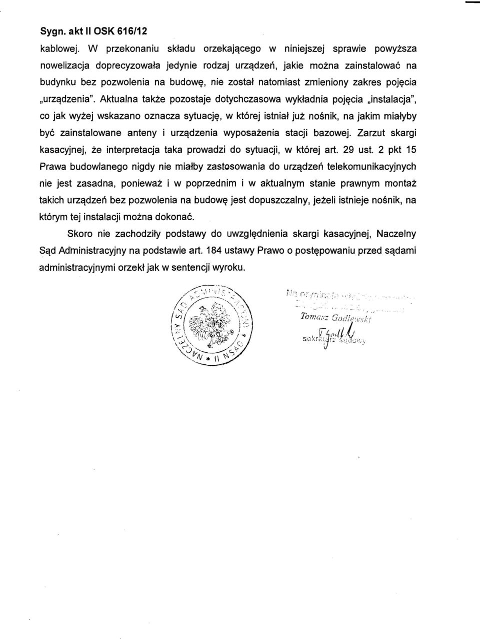 zmieniony zakres pojęcia "urządzenia".