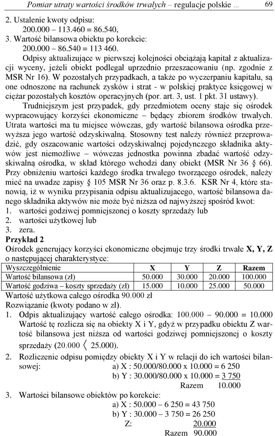 W pozostałych przypadkach, a także po wyczerpaniu kapitału, są one odnoszone na rachunek zysków i strat - w polskiej praktyce księgowej w ciężar pozostałych kosztów operacyjnych (por. art. 3, ust.
