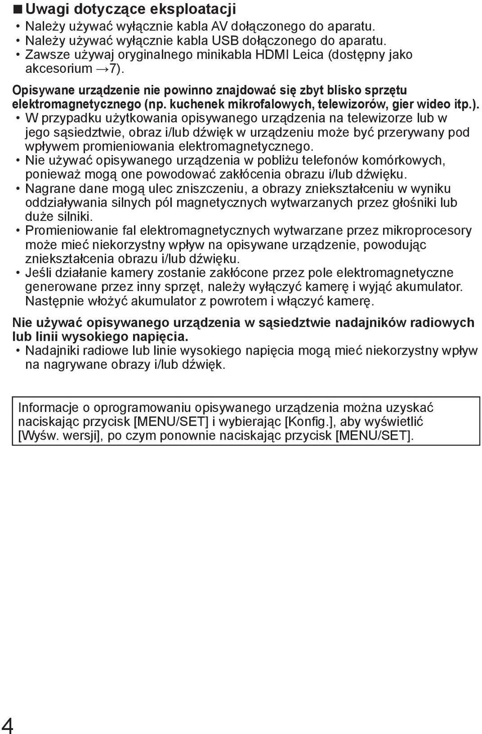 kuchenek mikrofalowych, telewizorów, gier wideo itp.).
