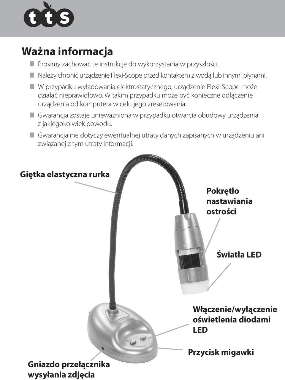 W takim przypadku może być konieczne odłączenie urządzenia od komputera w celu jego zresetowania.