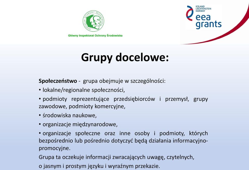 międzynarodowe, organizacje społeczne oraz inne osoby i podmioty, których bezpośrednio lub pośrednio dotyczyć będą