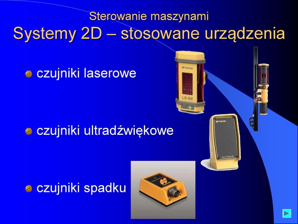 laserowe czujniki