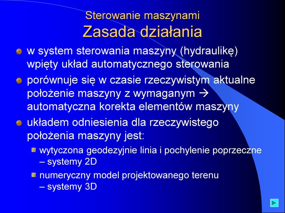 elementów maszyny układem odniesienia dla rzeczywistego położenia maszyny jest: wytyczona