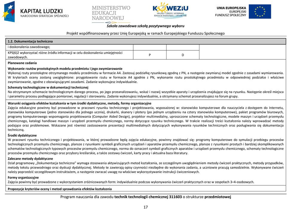 jego zwymiarowanie Wykonaj rzuty prostokątne otrzymanego modelu przedmiotu w formacie A4. Zastosuj podziałkę rysunkową zgodną z N, a następnie zwymiaruj model zgodnie z zasadami wymiarowania.