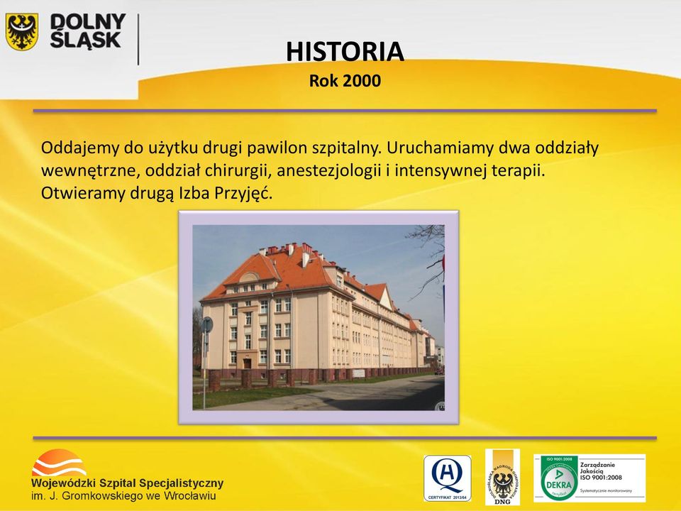 Uruchamiamy dwa oddziały wewnętrzne, oddział