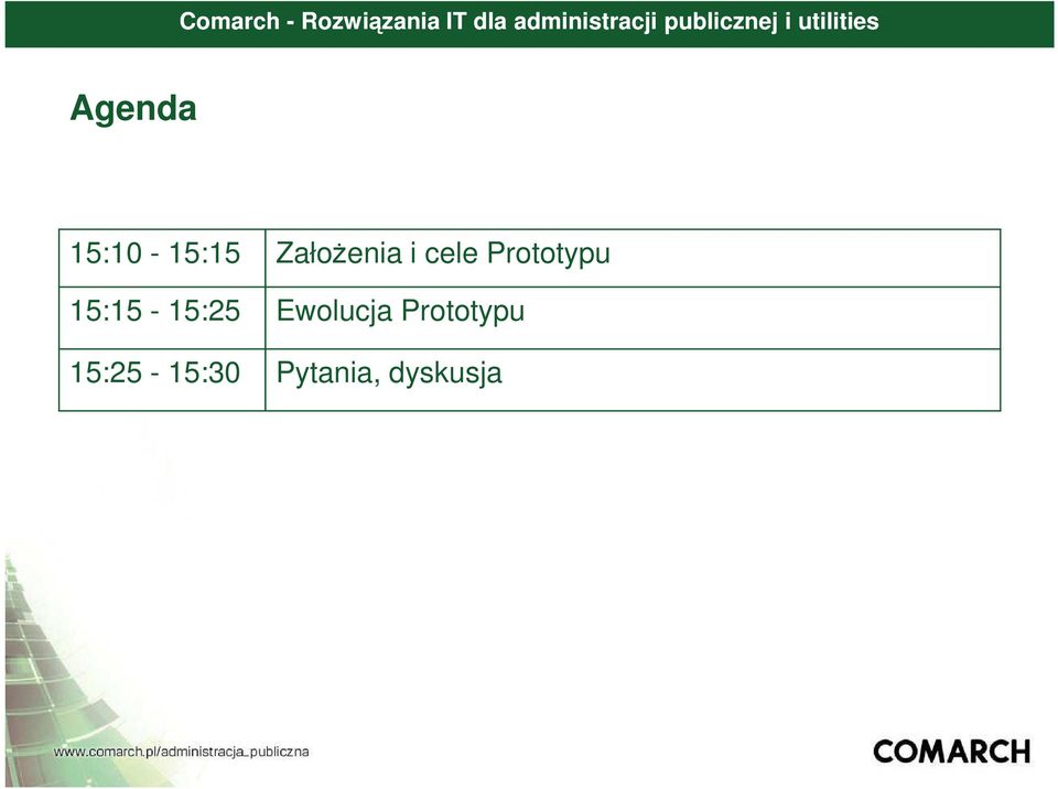 15:15-15:25 Ewolucja