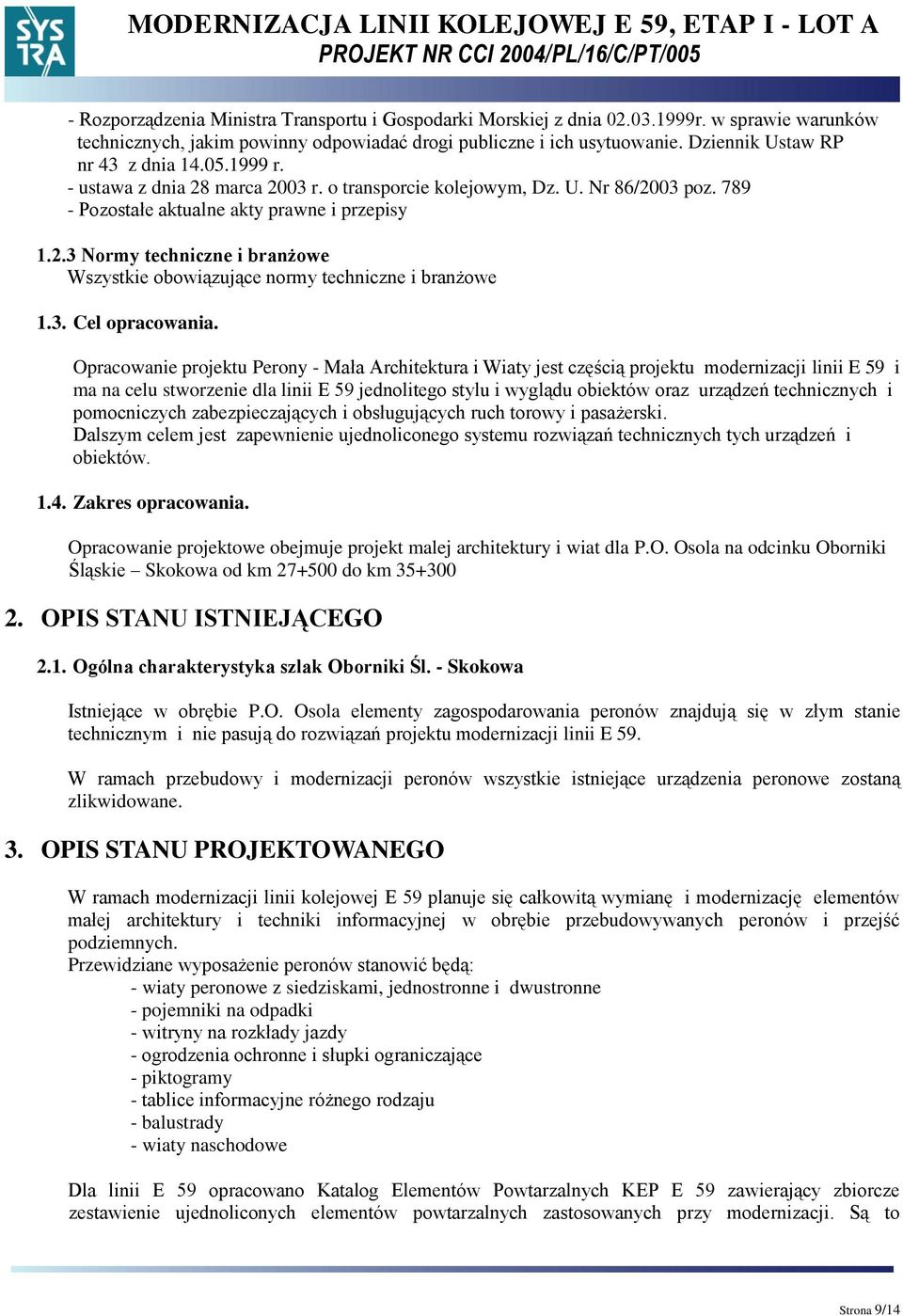 3. Cel opracowania.