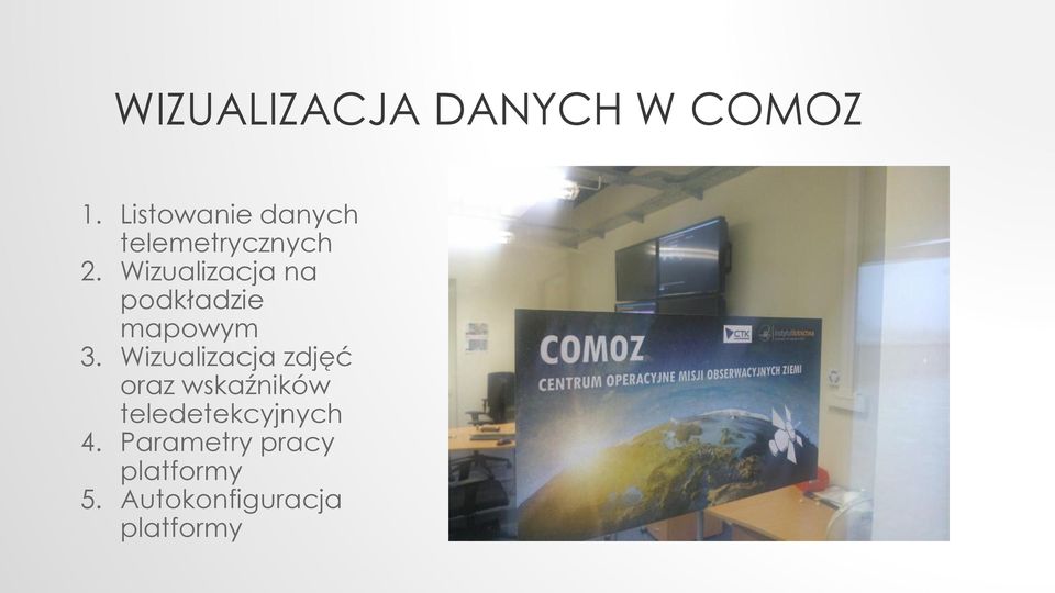 Wizualizacja na podkładzie mapowym 3.
