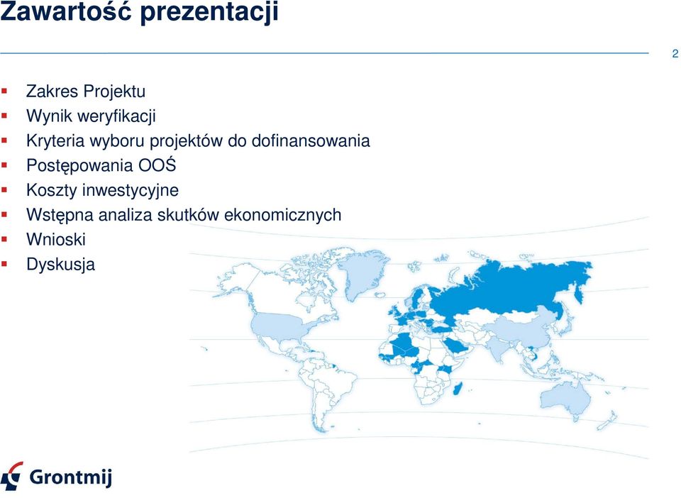 dofinansowania Postępowania OOŚ Koszty