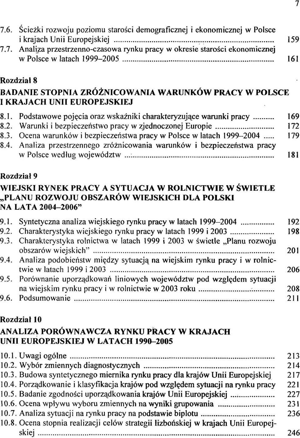 Ocena warunków i bezpieczeństwa pracy w Polsce w latach 1999-2004 