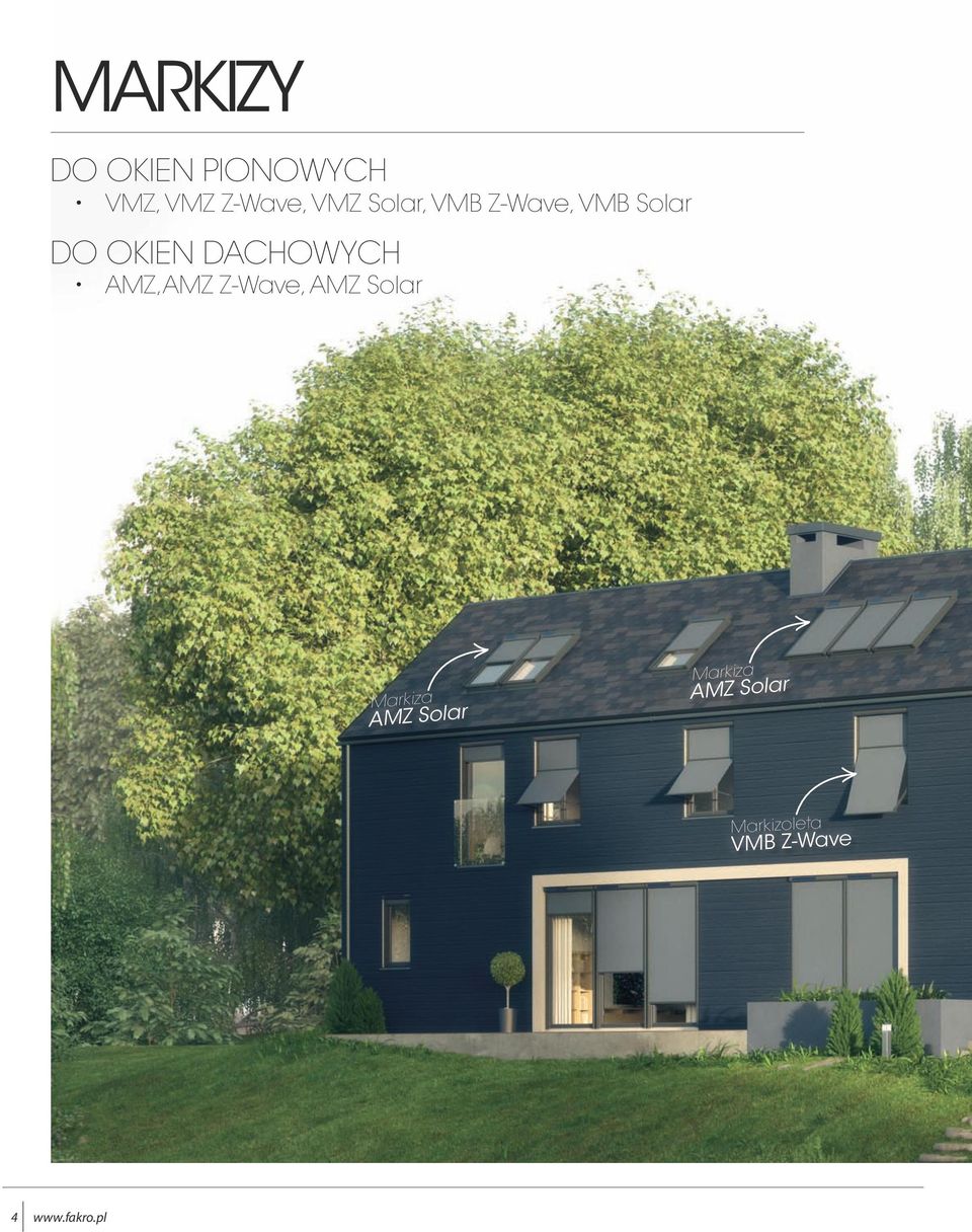 dachowych AMZ,AMZ Z-Wave, AMZ Solar Markiza