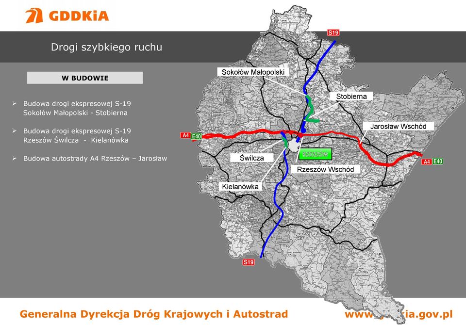 Jarosław Wschód Budowa drogi ekspresowej S-19 Rzeszów Świlcza -