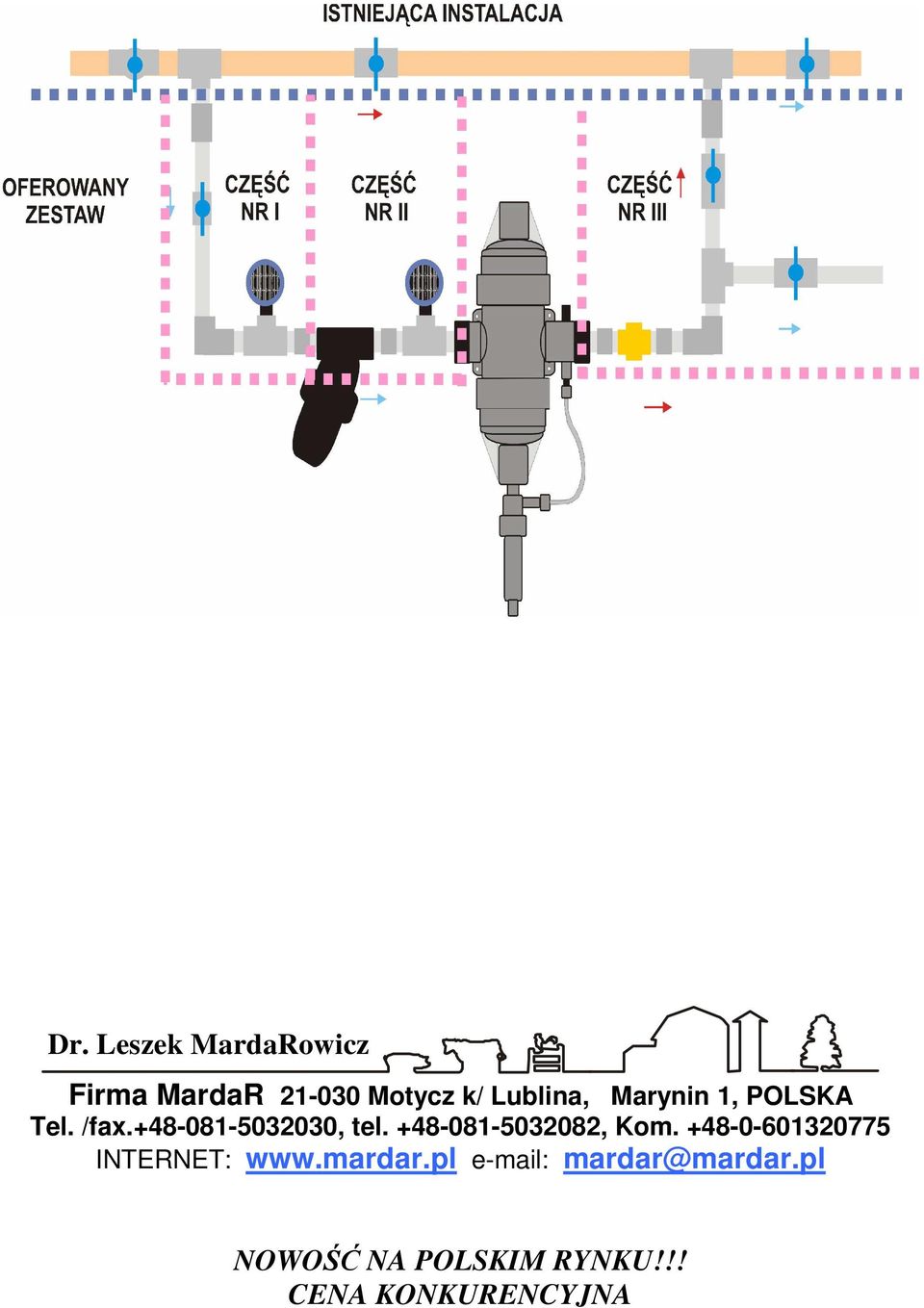+48-081-5032082, Kom. +48-0-601320775 INTERNET: www.mardar.