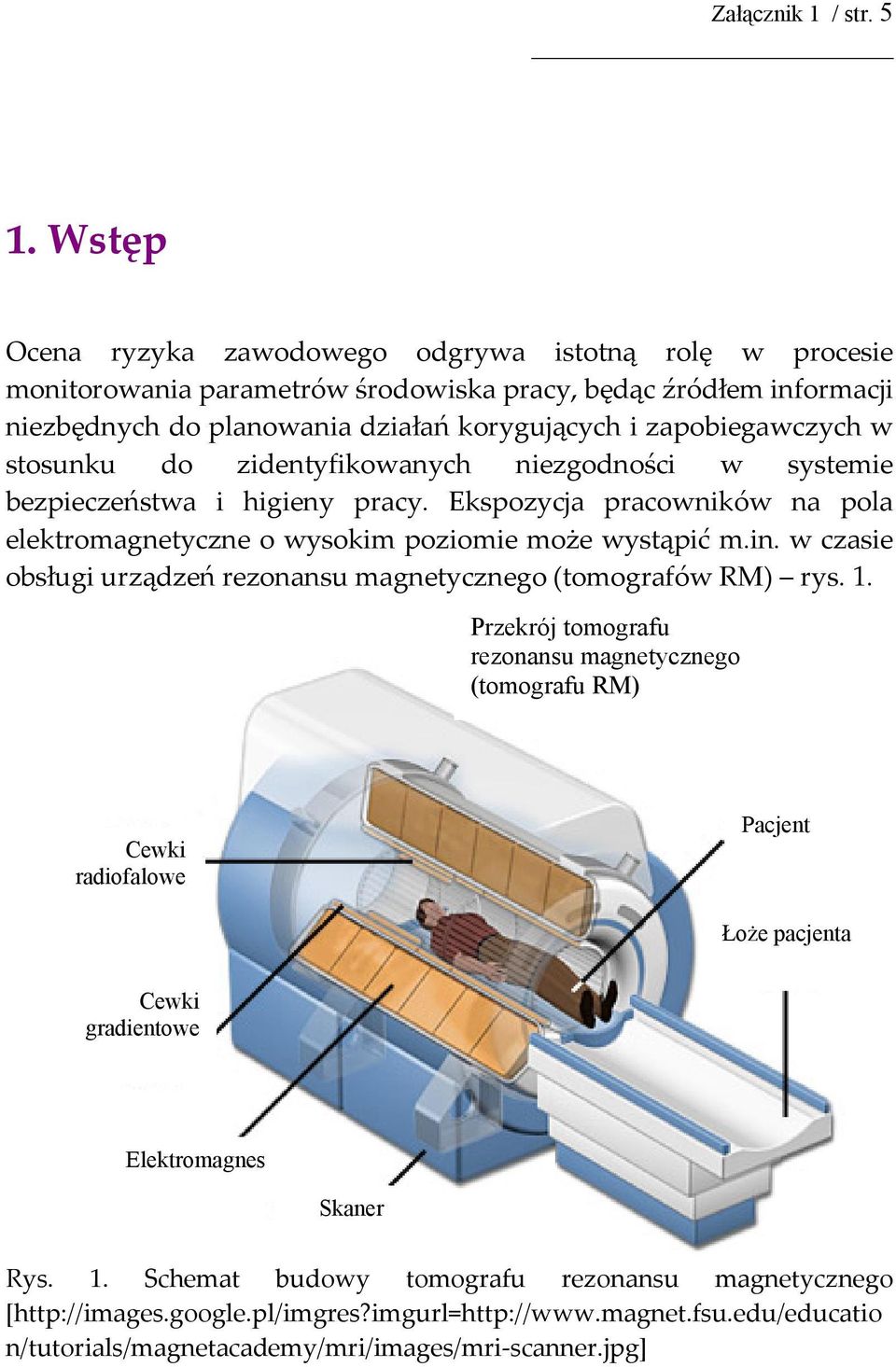 stosunku do zidentyfikowanych niezgodności w systemie bezpieczeństwa i higieny pracy. Ekspozycja pracowników na pola elektromagnetyczne o wysokim poziomie może wystąpić m.in.