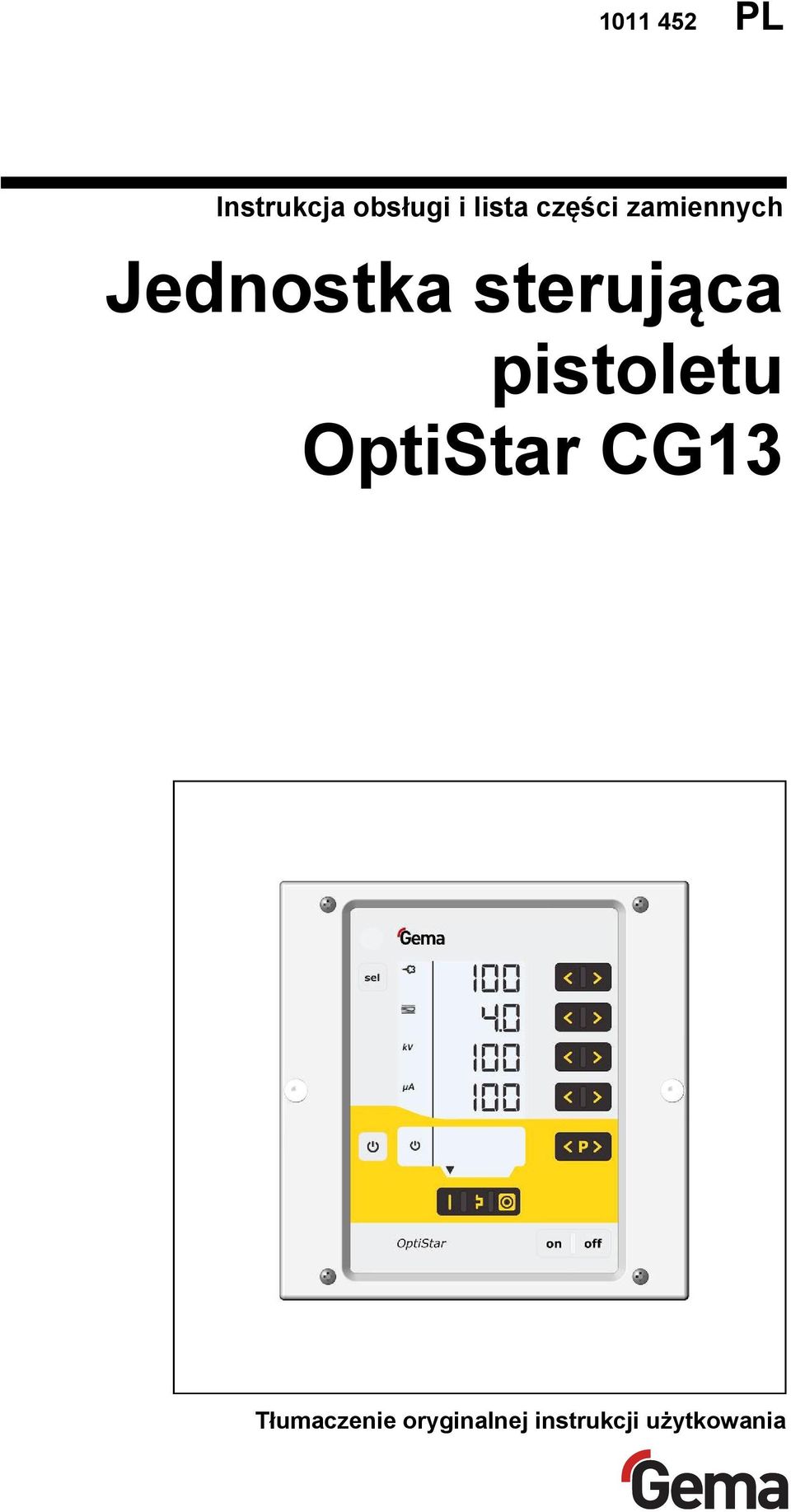 sterująca pistoletu OptiStar CG13