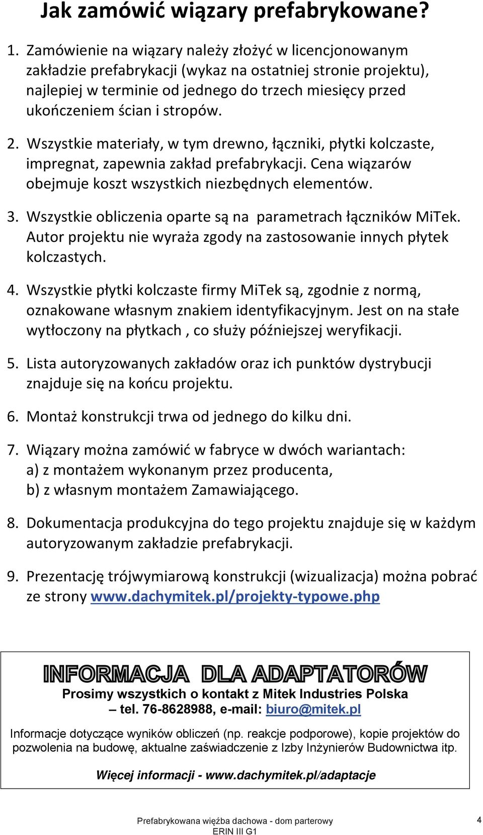 tel. 76-8628988, e-mail: biuro@mitek.pl I czeni itp.