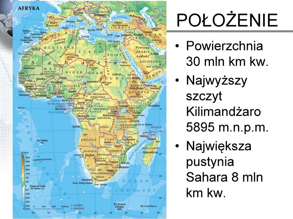Najwyższy szczyt Kilimandżaro