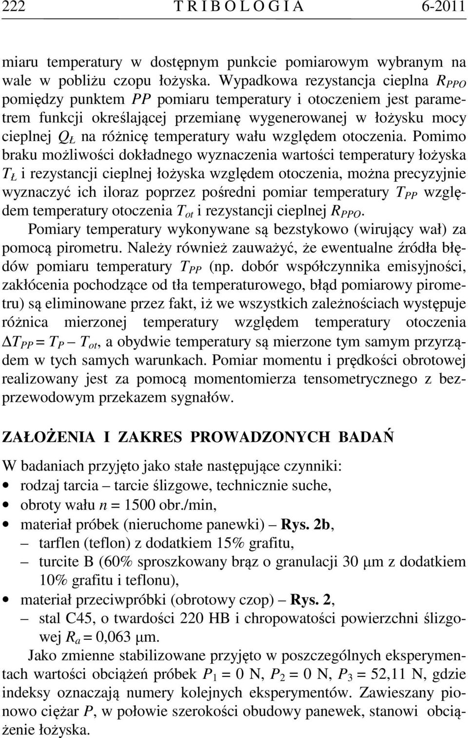 temperatury wału względem otoczenia.