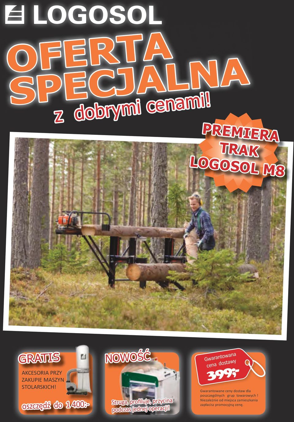 Struga, profiluje, przycina podczas jednej operacji!
