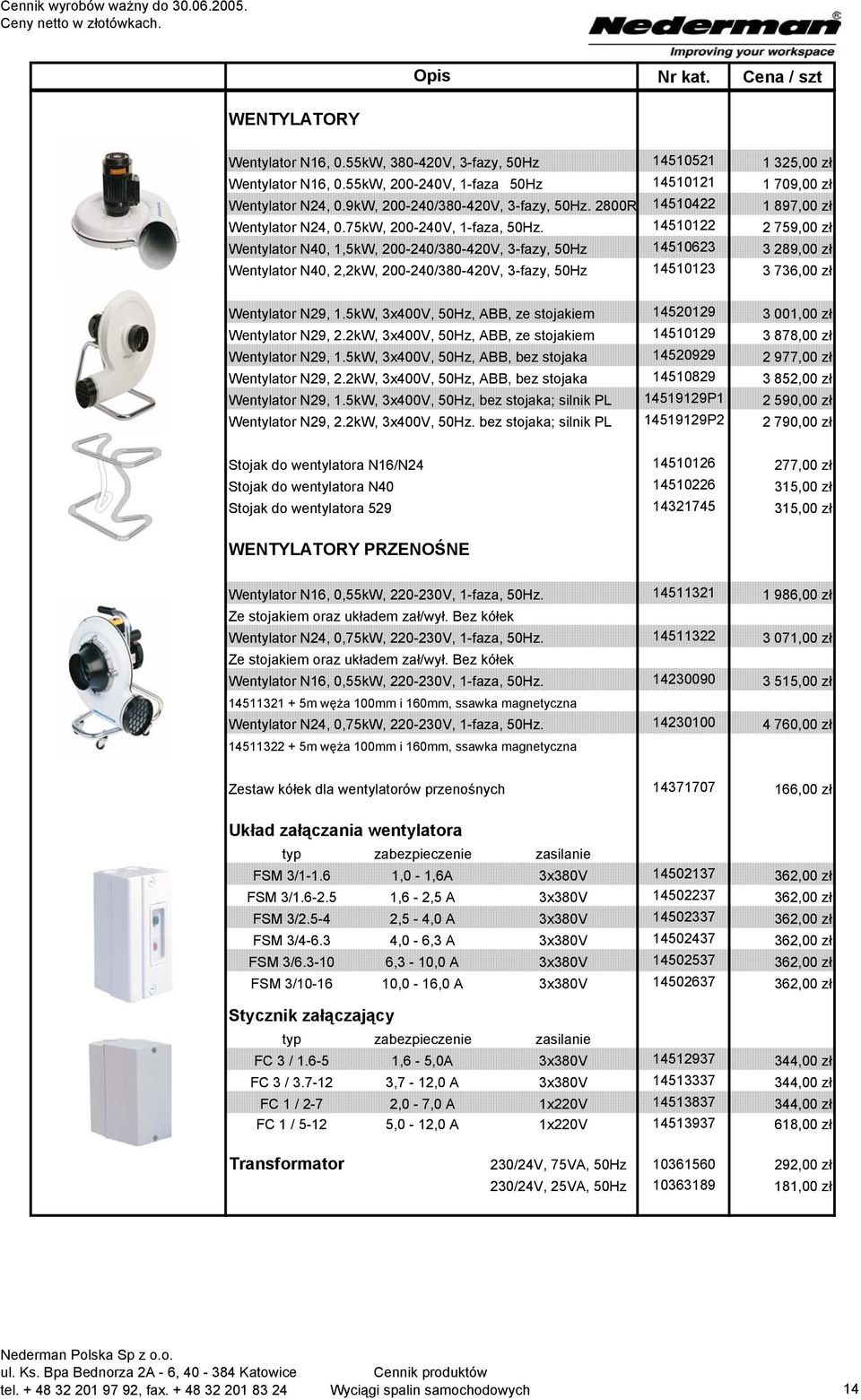 14510122 2 759,00 zł Wentylator N40, 1,5kW, 200-240/380-420V, 3-fazy, 50Hz 14510623 3 289,00 zł Wentylator N40, 2,2kW, 200-240/380-420V, 3-fazy, 50Hz 14510123 3 736,00 zł Wentylator N29, 1.