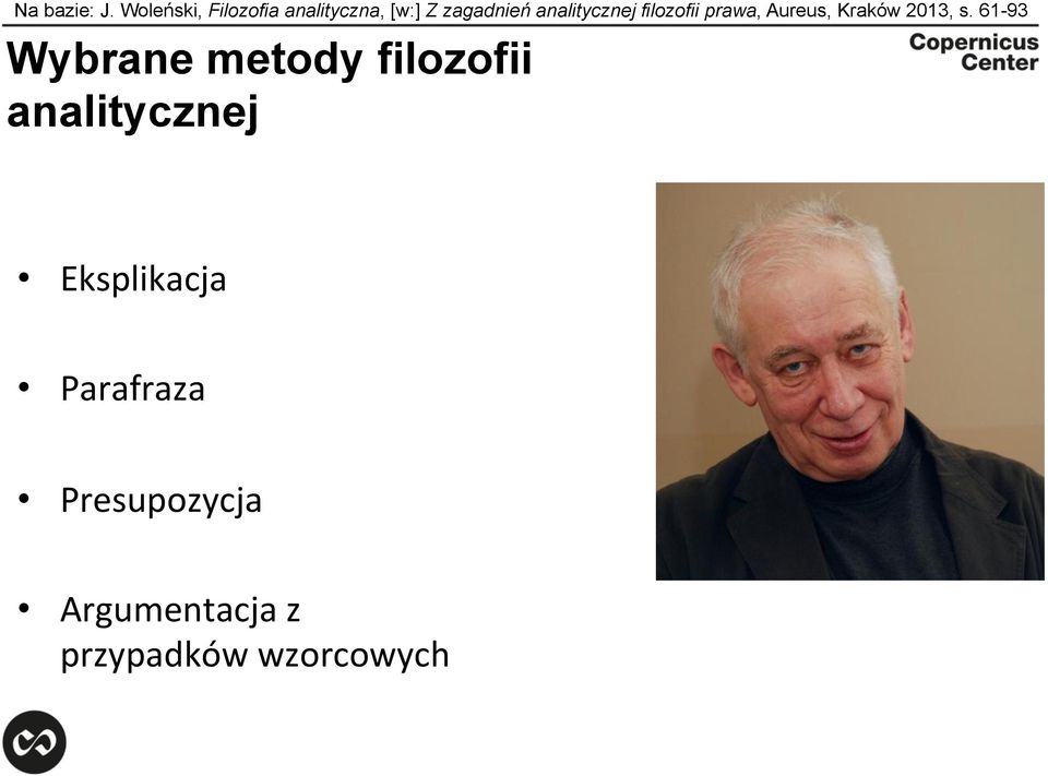 analitycznej filozofii prawa, Aureus, Kraków 2013, s.