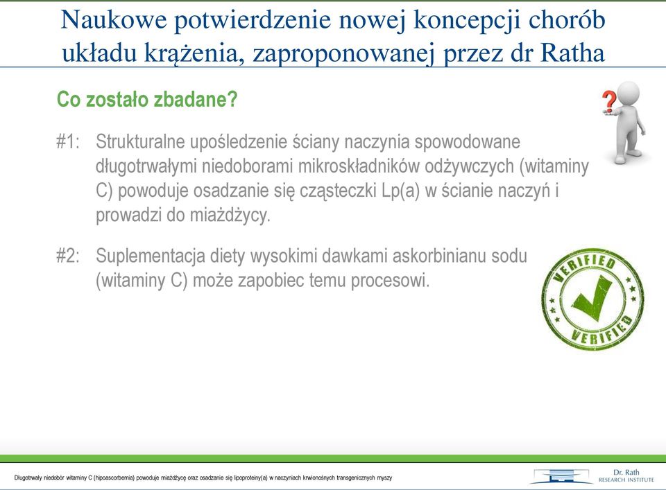 #1: Strukturalne upośledzenie ściany naczynia spowodowane długotrwałymi niedoborami mikroskładników