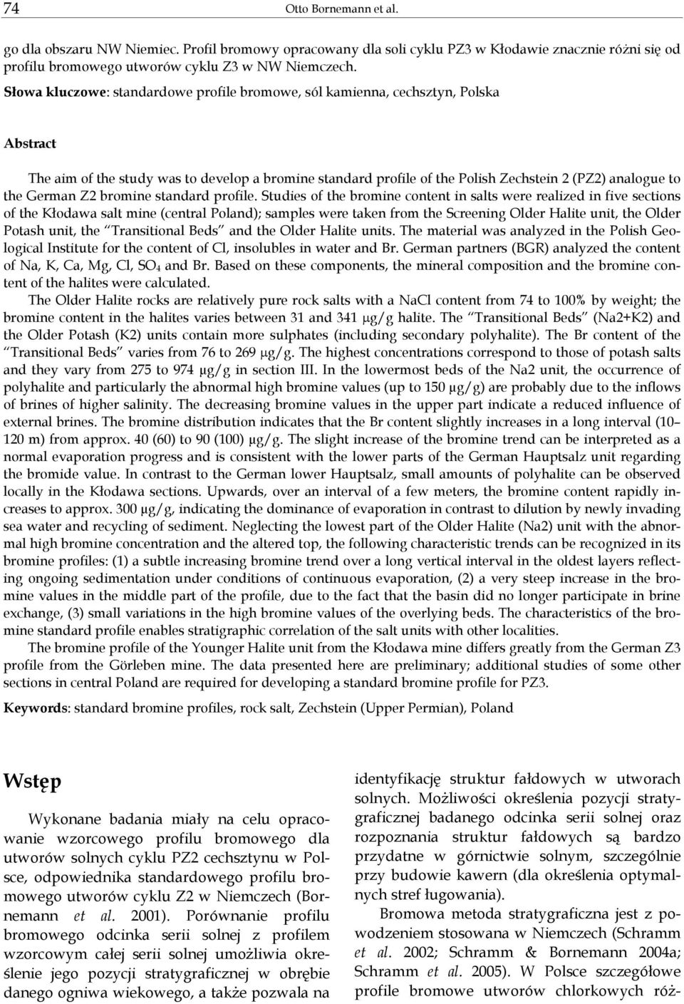 German Z2 bromine standard profile.
