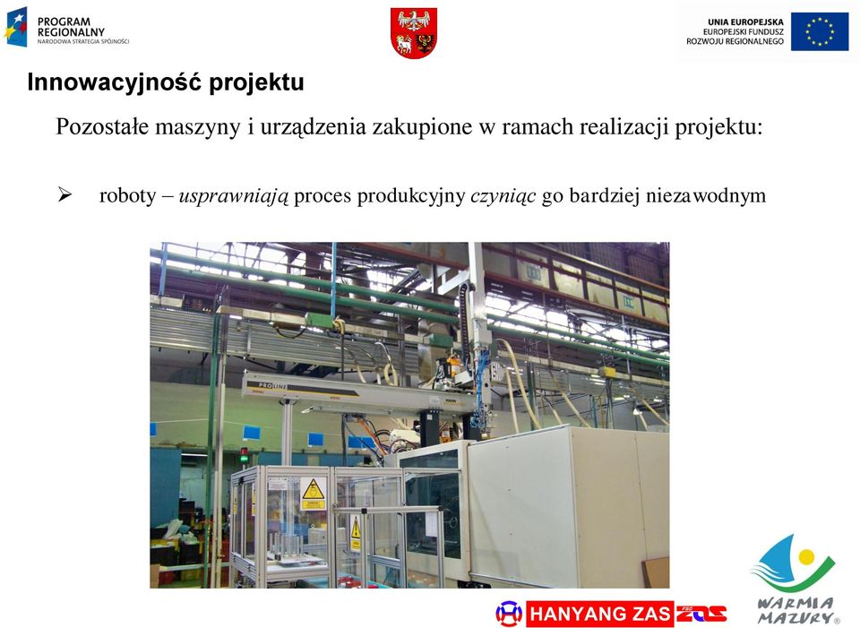 projektu: roboty usprawniają