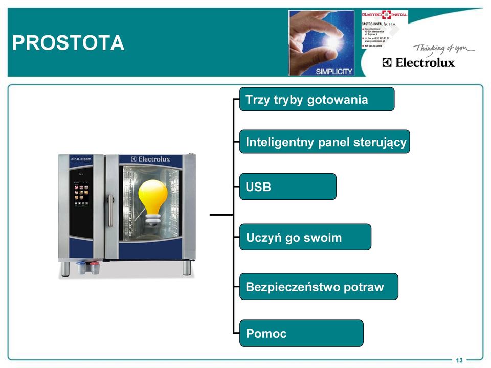 panel sterujący USB Uczyń