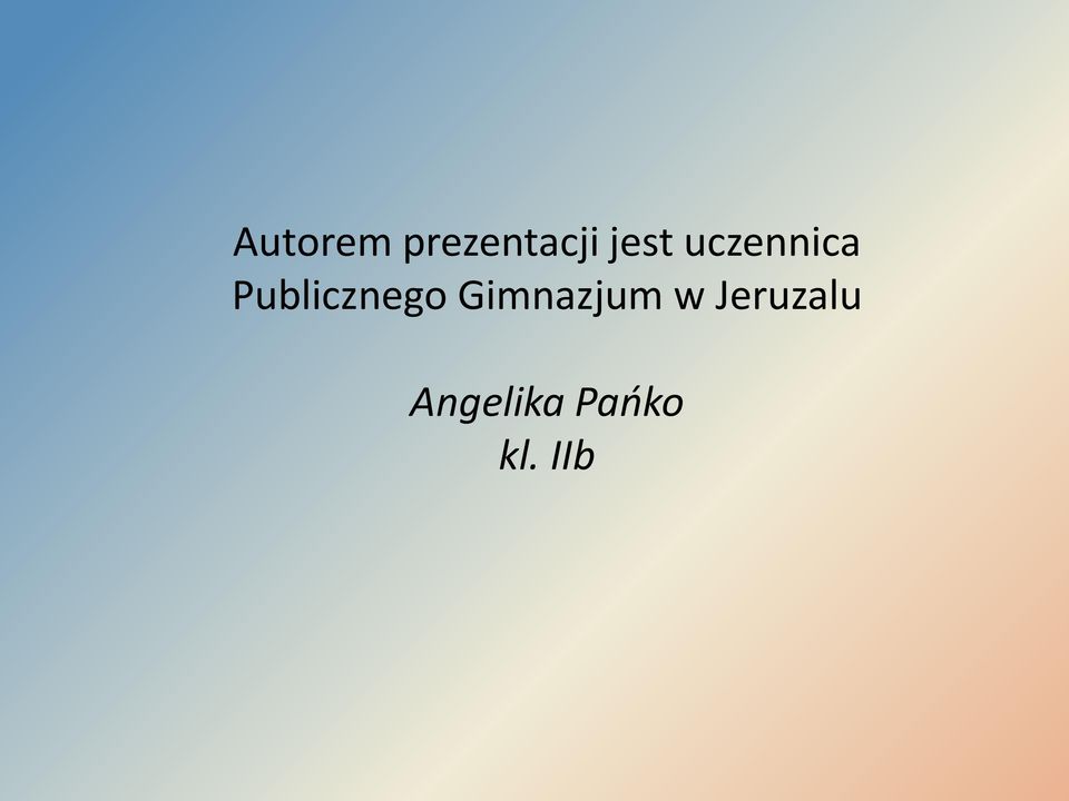 Publicznego Gimnazjum