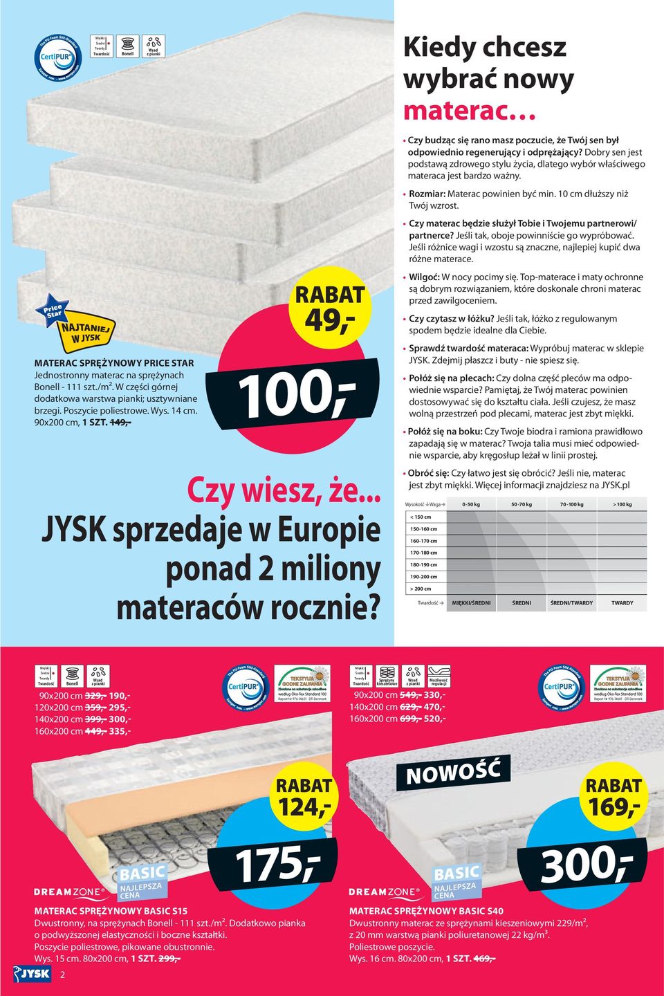 Kiedy chcesz wybrać nowy materac Czy budząc się rano masz poczucie, że Twój sen był odpowiednio regenerujący i odprężający?