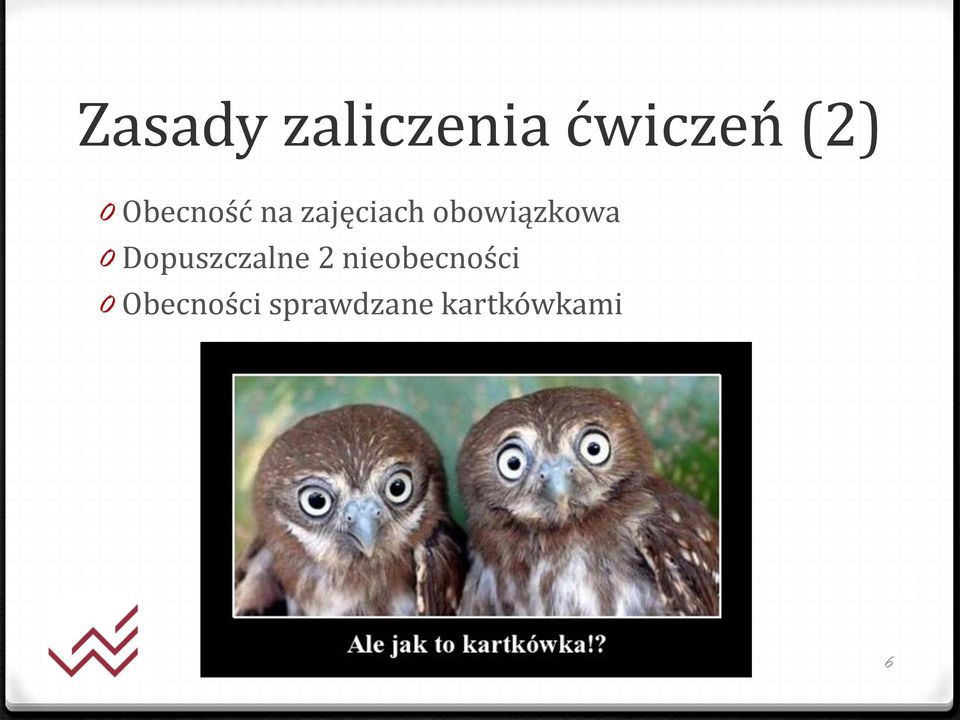 obowiązkowa 0 Dopuszczalne 2