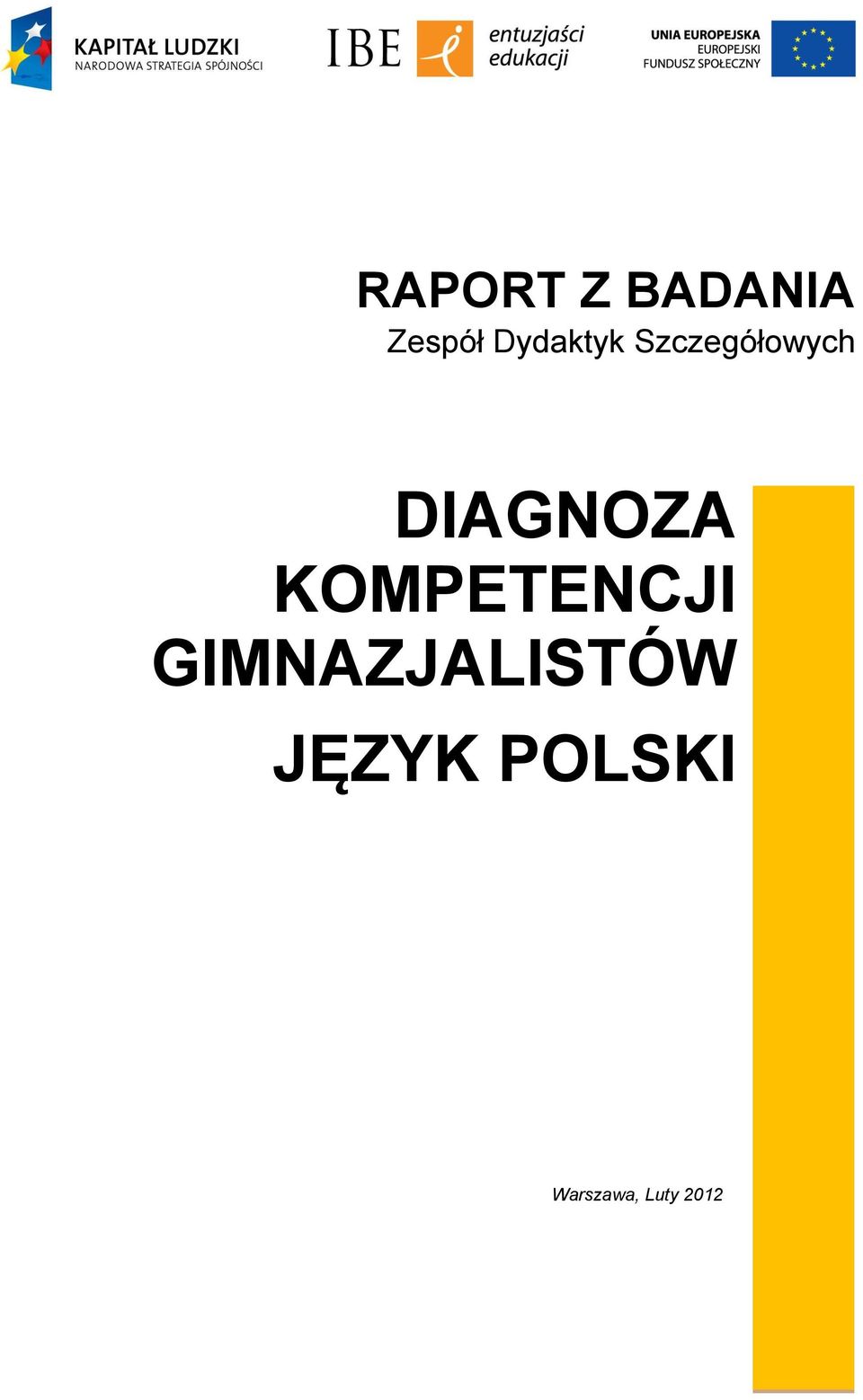 DIAGNOZA KOMPETENCJI