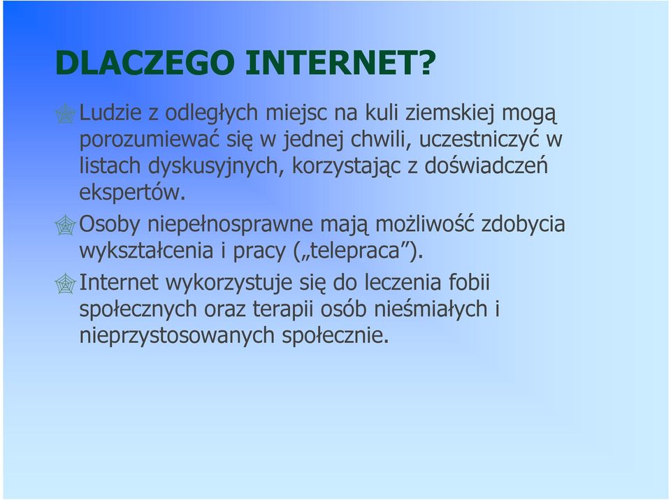 uczestniczyć w listach dyskusyjnych, korzystając z doświadczeń ekspertów.