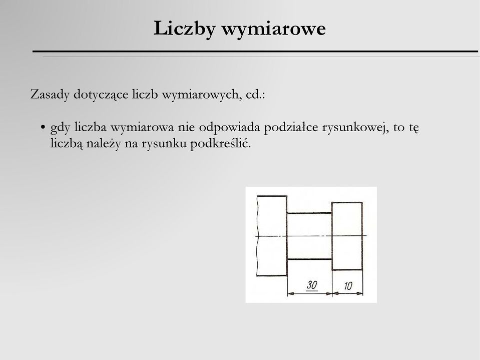 : gdy liczba wymiarowa nie odpowiada