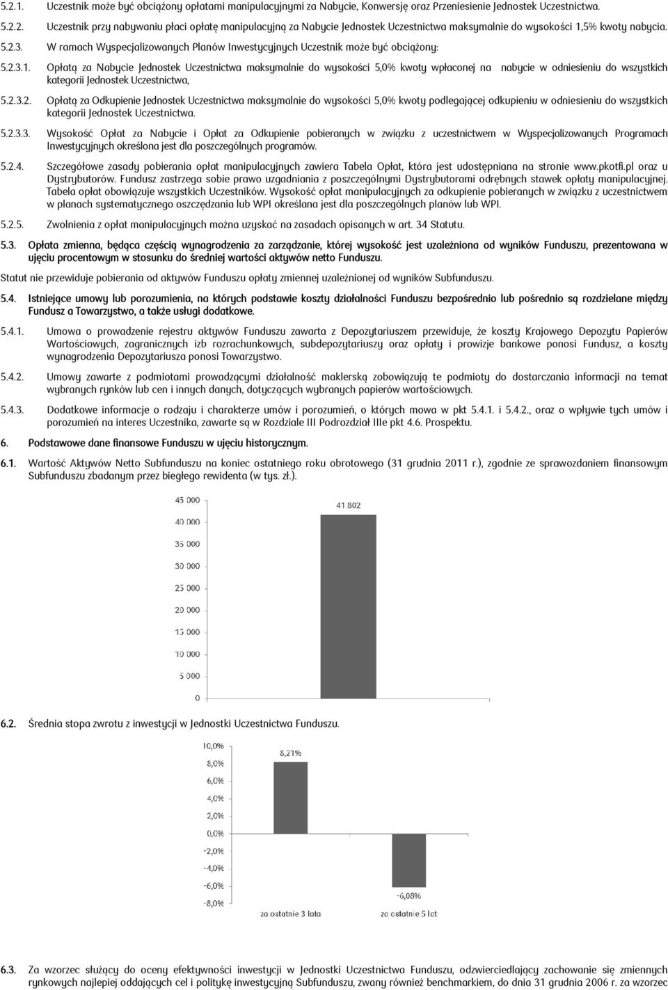 Opłatą za Nabycie Jednostek Uczestnictwa maksymalnie do wysokości 5,0% kwoty wpłaconej na nabycie w odniesieniu do wszystkich kategorii Jednostek Uczestnictwa, 5.2.
