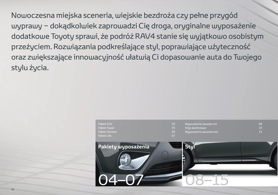 Rozwiązania podkreślające styl, poprawiające użyteczność oraz zwiększające innowacyjność ułatwią Ci dopasowanie auta do Twojego