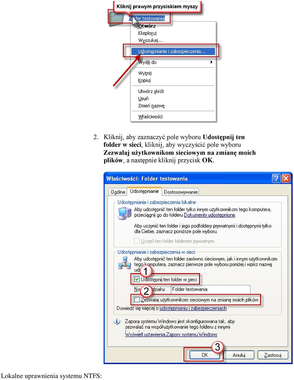 w sieci, kliknij, aby wyczyścić pole wyboru Zezwalaj